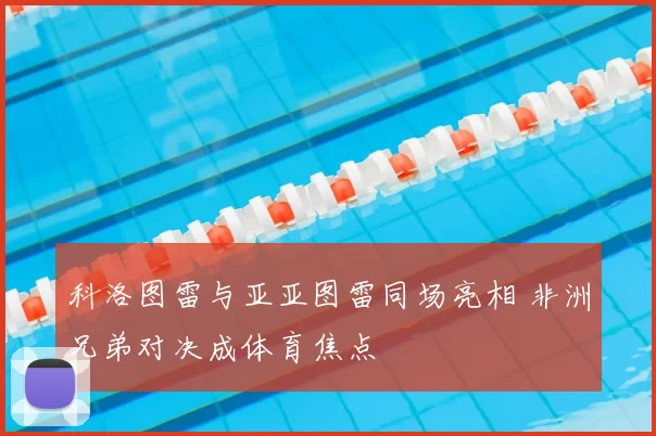 科洛图雷与亚亚图雷同场亮相 非洲兄弟对决成体育焦点